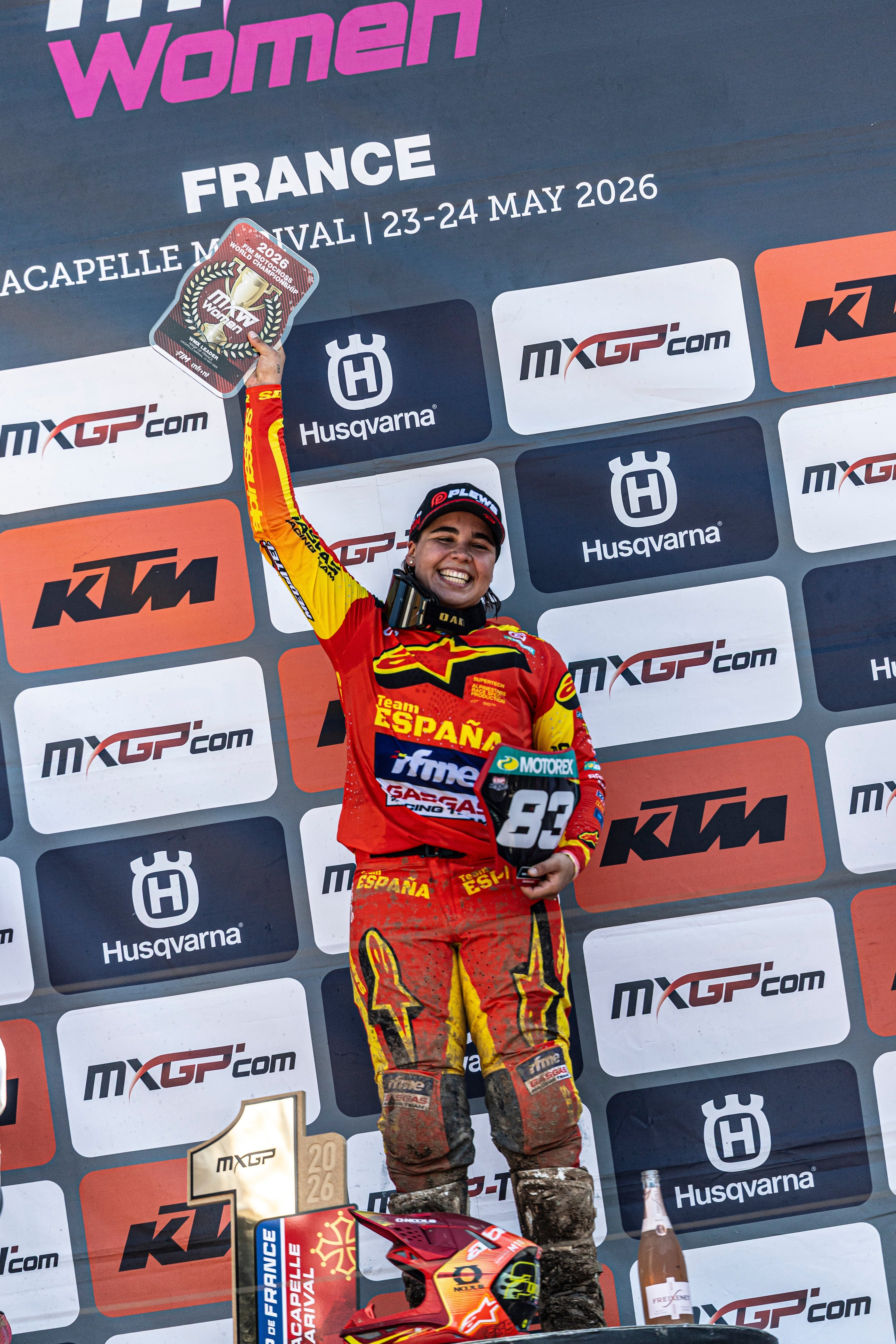Daniela Guillén se convierte en la primera líder del Mundial WMX 2026